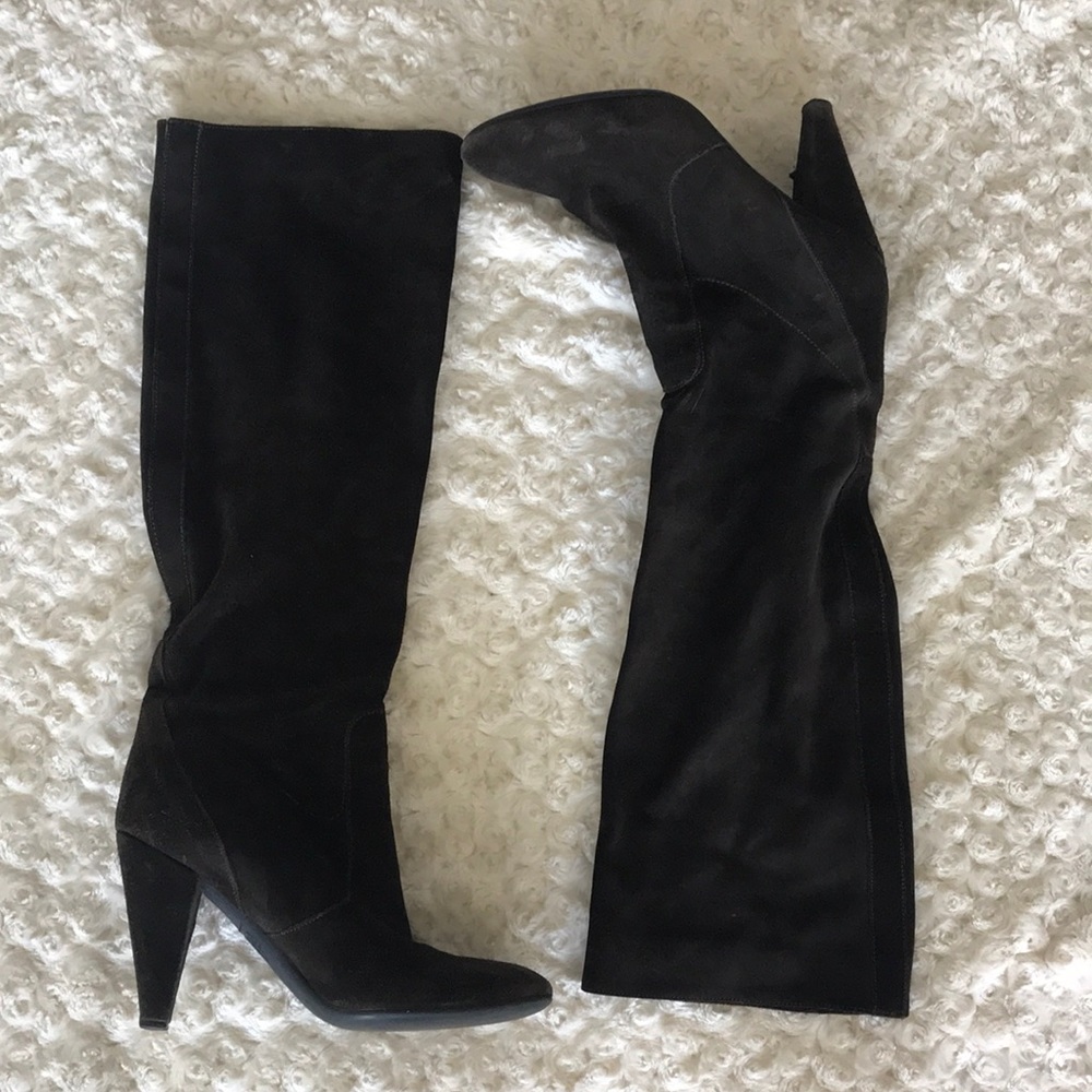 Brown suede Fornarina boots size 8